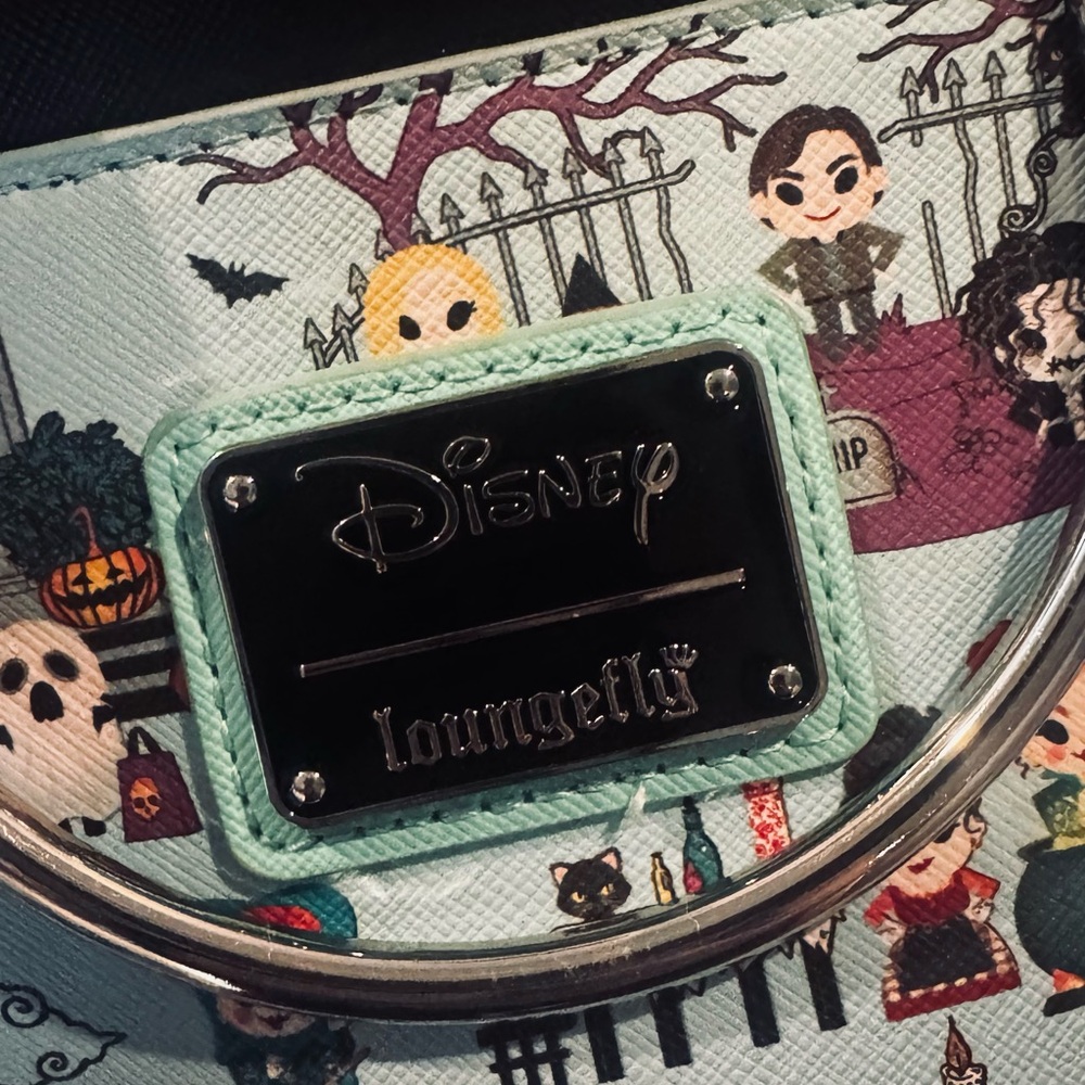 Loungefly Disney Character Tote - Black and Blue - Picture 2 of 3